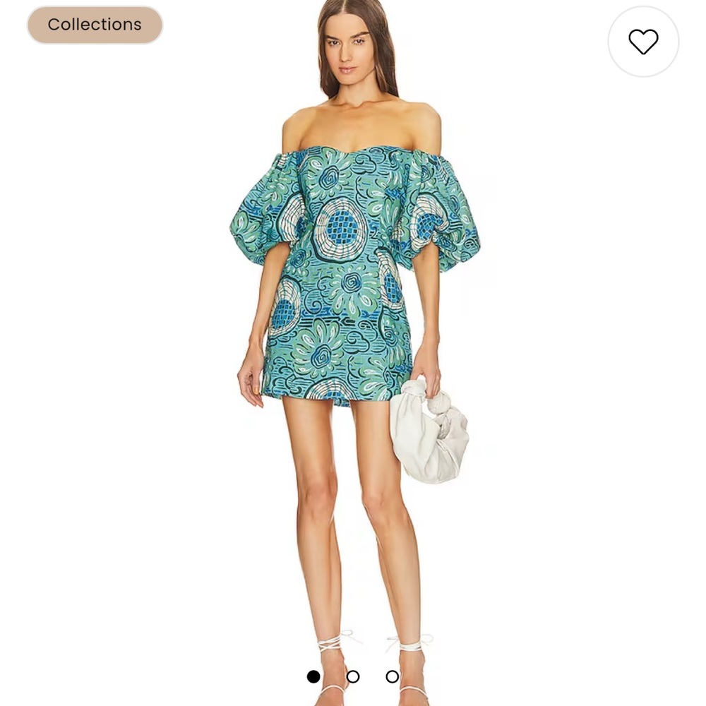 Rhode dali dress in aquatic blue size 2 great condition